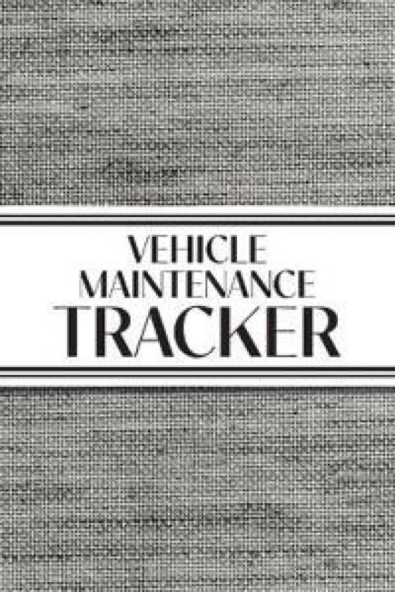 Vehicle Maintenance Tracker (Textured Paper Charcoal)