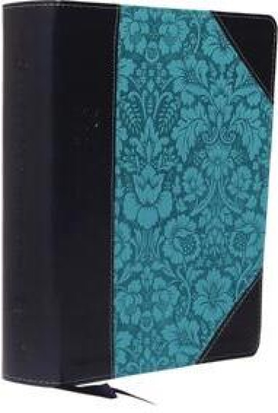 NKJV, Journal the Word Reference Bible, Leathersoft, Blue, Red Letter, Comfort Print