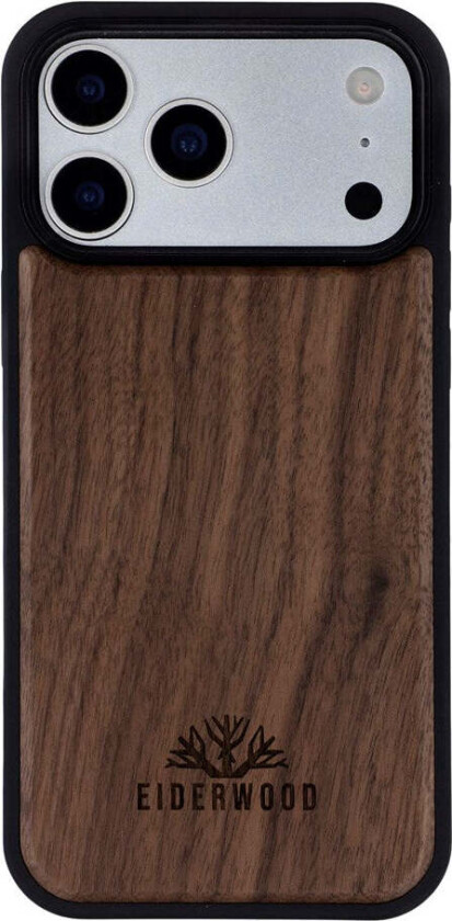 iPhone 17 Pro Max Magnetisk Tredeksel - MagSafe Kompatibel - Valnøtttre