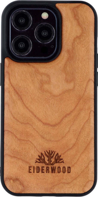 iPhone 14 Pro Magnetisk Tredeksel - MagSafe Kompatibel - Kirsebærtre