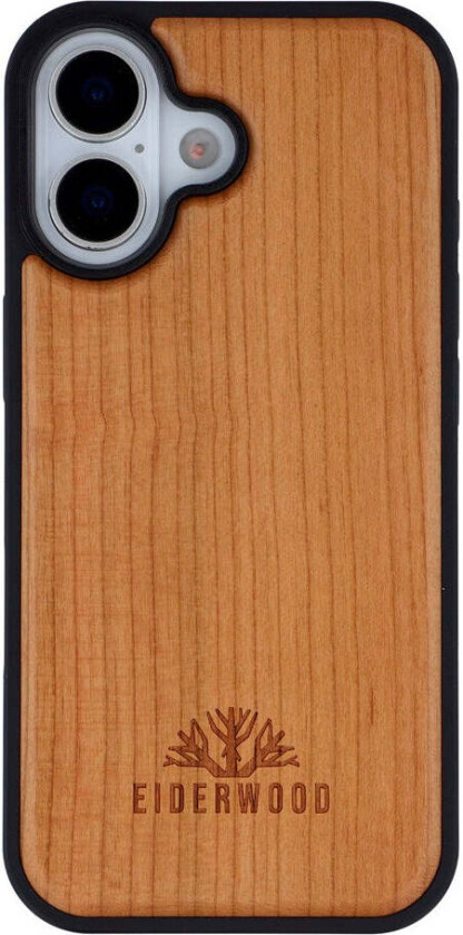 iPhone 17 Magnetisk Tredeksel - MagSafe Kompatibel - Kirsebærtre