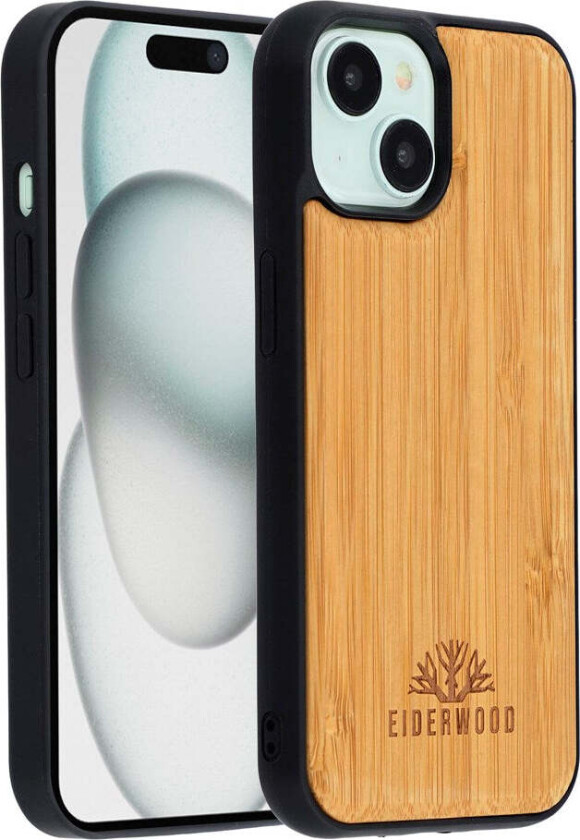 iPhone 15 Magnetisk Tredeksel - MagSafe Kompatibel - Bambustre