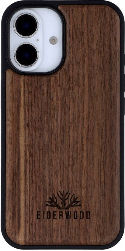 iPhone 16 Magnetisk Tredeksel - MagSafe Kompatibel - Valnøtttre