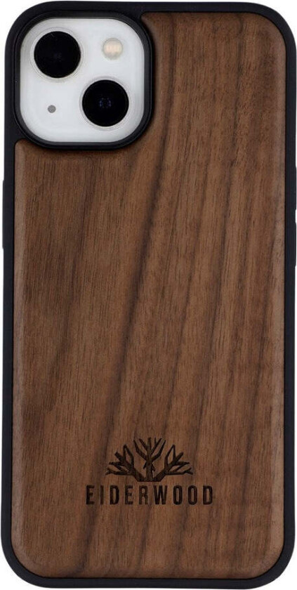 iPhone 14 / 13 Magnetisk Tredeksel - MagSafe Kompatibel - Valnøtttre