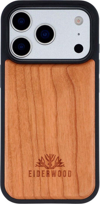 iPhone 17 Pro Magnetisk Tredeksel - MagSafe Kompatibel - Kirsebærtre