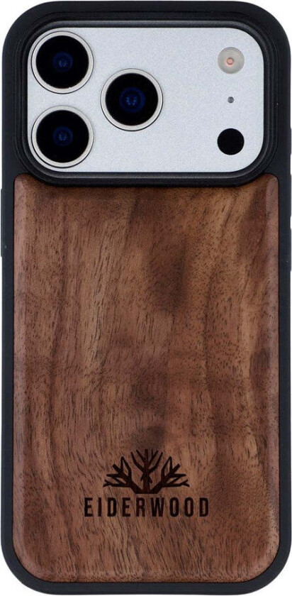 iPhone 17 Pro Magnetisk Tredeksel - MagSafe Kompatibel - Valnøtttre