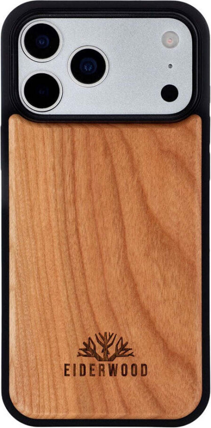 iPhone 17 Pro Max Magnetisk Tredeksel - MagSafe Kompatibel - Kirsebærtre