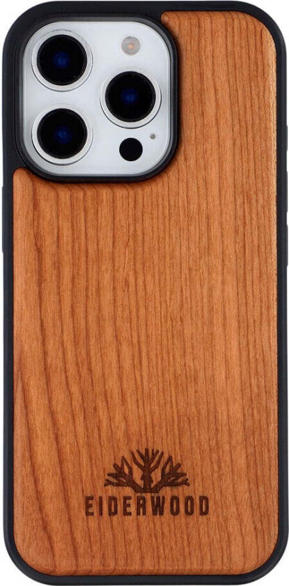 iPhone 16 Pro Magnetisk Tredeksel - MagSafe Kompatibel - Kirsebærtre