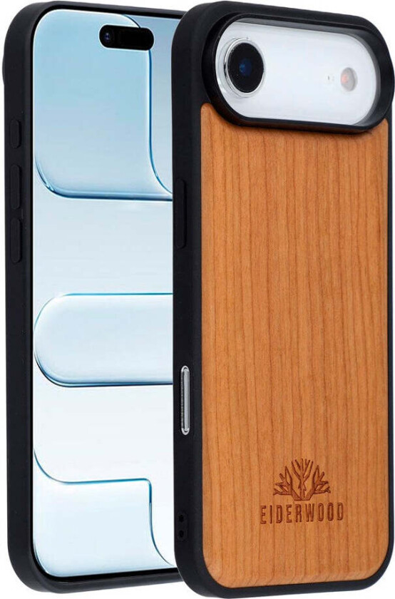 iPhone Air Magnetisk Tredeksel - MagSafe Kompatibel - Kirsebærtre