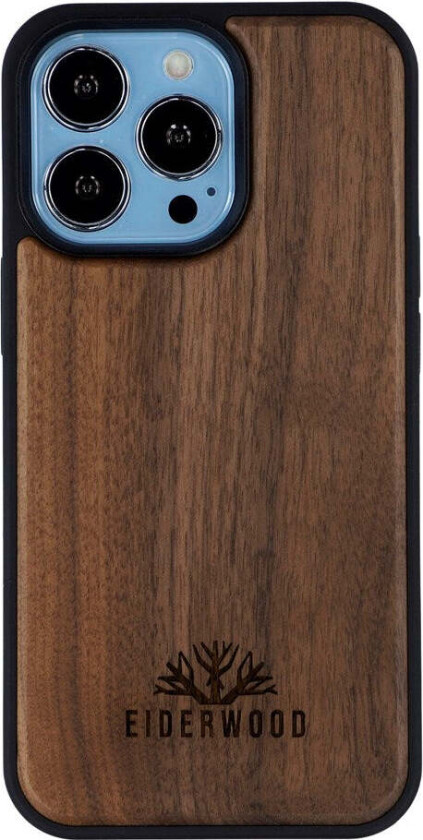 iPhone 13 Pro Magnetisk Tredeksel - MagSafe Kompatibel - Valnøtttre