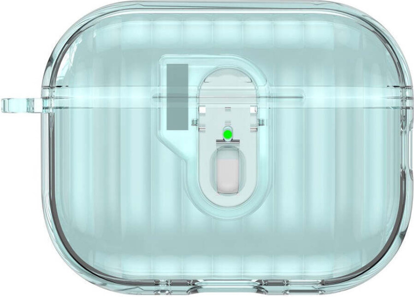 Apple AirPods Pro (3. gen.) Hybrid Plast Deksel - Gjennomsiktig / Blå