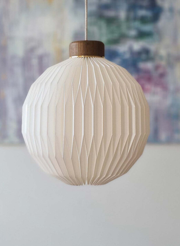 Model 180 pendel Ø33 - lys eik/papir