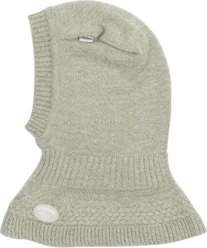 Bilde av Lillelam - Balaclava i Ull Classic Lys Mose