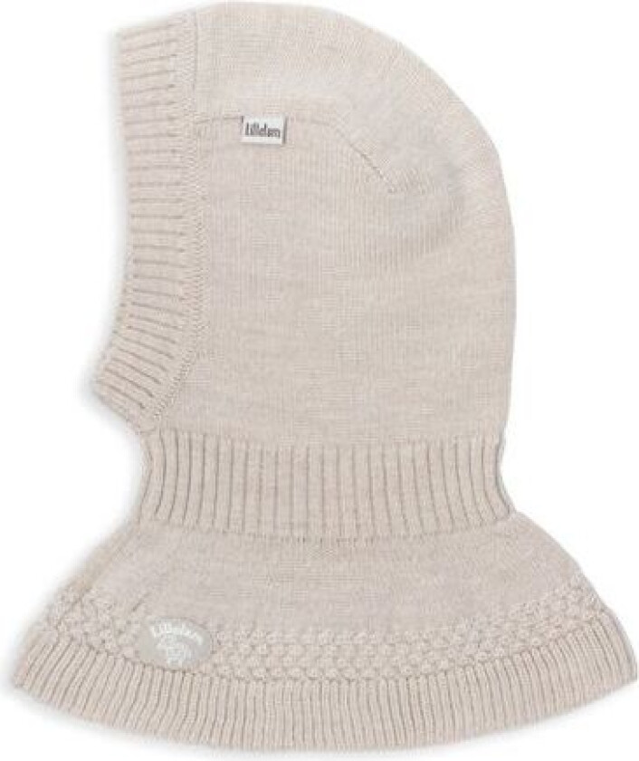 Bilde av Lillelam - Balaclava i Ull Classic Lys Beige