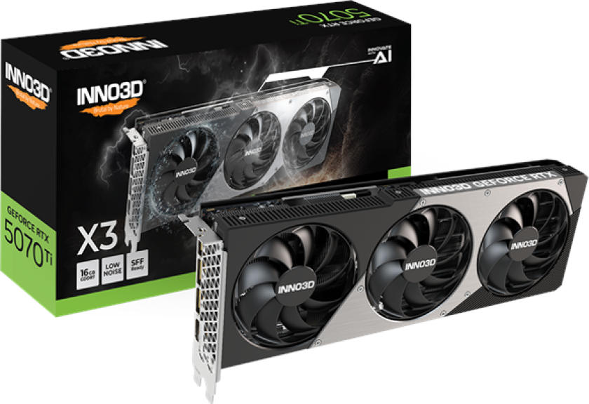 GeForce RTX 5070 Ti X3 - 16GB GDDR7 RAM - Grafikkort