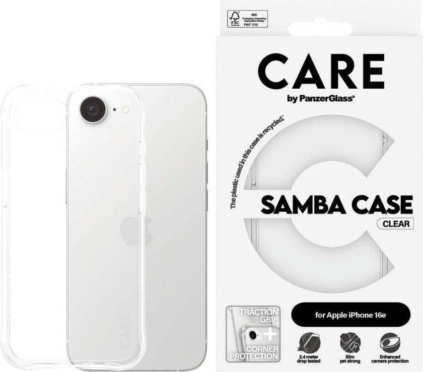 Fashionable Case Samba Transparent iPhone 16e