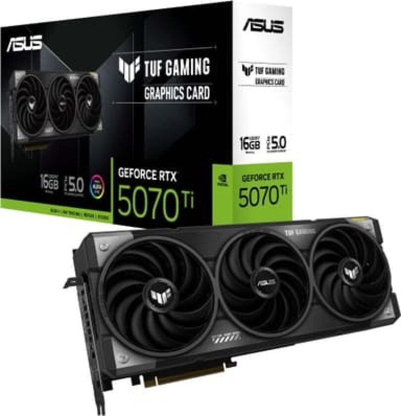 GeForce RTX 5070 Ti TUF - 16GB GDDR7 RAM - Grafikkort