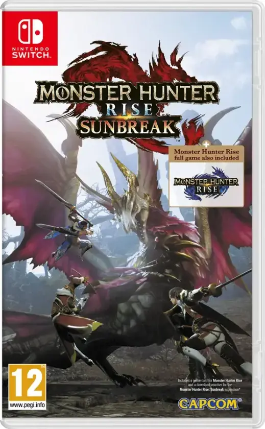 Monster Hunter Rise + Sunbreak (Code in a Box) - Nintendo Switch - Action