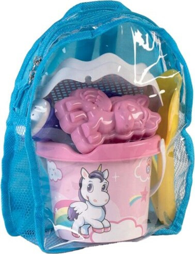 Backpack with Beach Set Unicorn 6pcs.