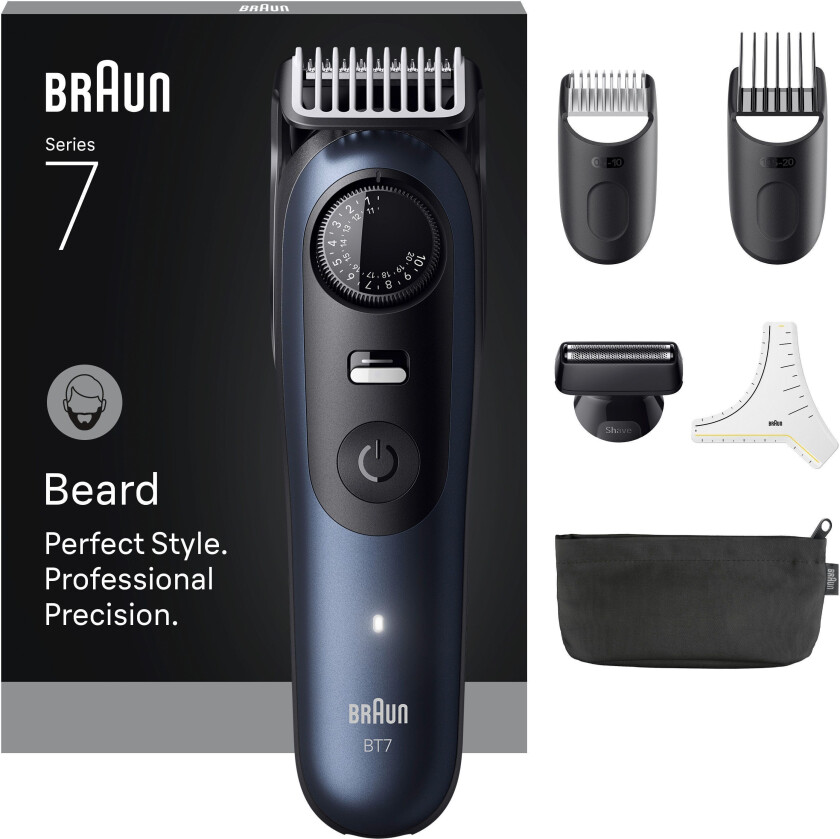 Skjeggtrimmer Styler BT 7520 - Black / Deep Blue