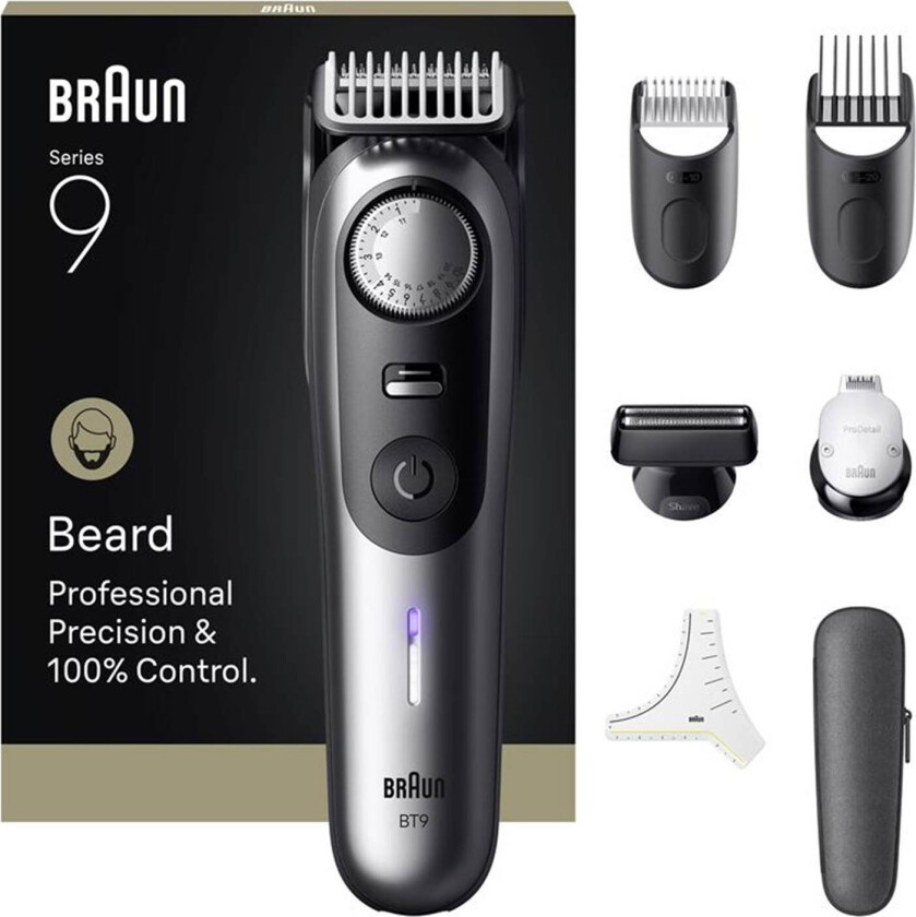 Skjeggtrimmer Styler BT 9520 - Satin Chrome