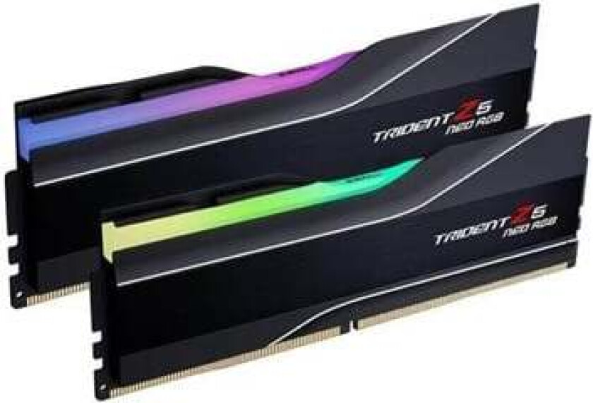 Trident Z5 Neo RGB DDR5-6000 - 96GB - CL28 - Dual Channel (2 pcs) - AMD EXPO - Svart med RGB