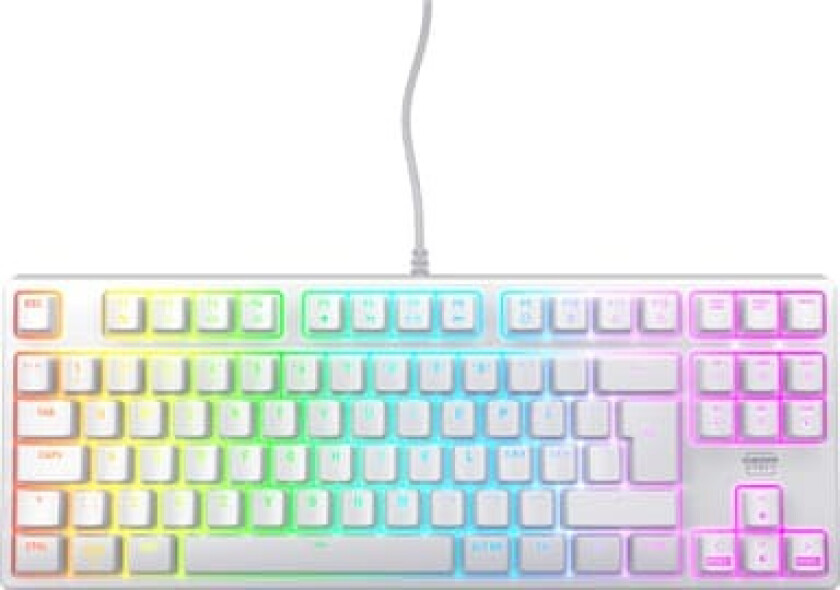 XTRFY K4V2 - Gamingtastatur - Nordisk - Hvit