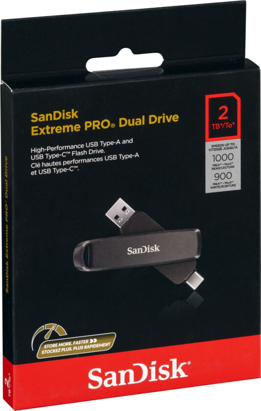 Extreme PRO Dual Drive - 2TB - Minnepenn