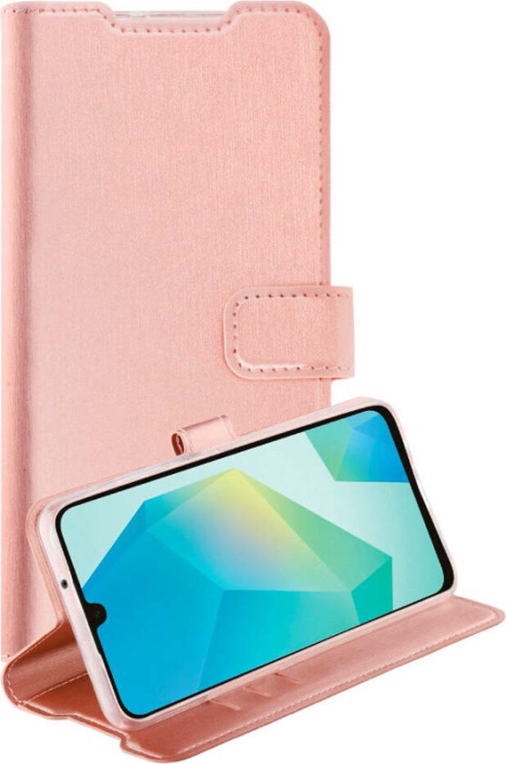 Samsung Galaxy A16 - Vivanco Classic Wallet Flip Deksel m. Lomme - Rosa