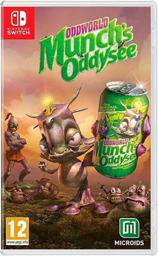 Oddworld: Munch's Oddysee (Code in a Box) - Nintendo Switch - Platformer