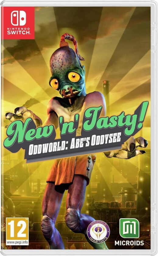 Oddworld: Abe's Oddysee - New 'n' Tasty (Code in a Box) - Nintendo Switch - Platformer