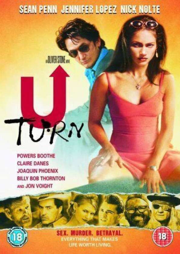 U Turn DVD (2006) Sean Penn, Stone (DIR) Cert 18 Region 2