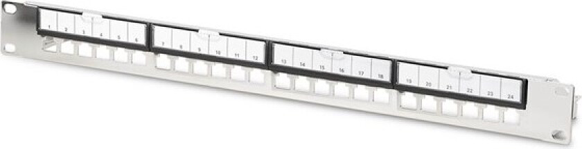 DN-91411-G - 1U - 24-Port Patch Panel