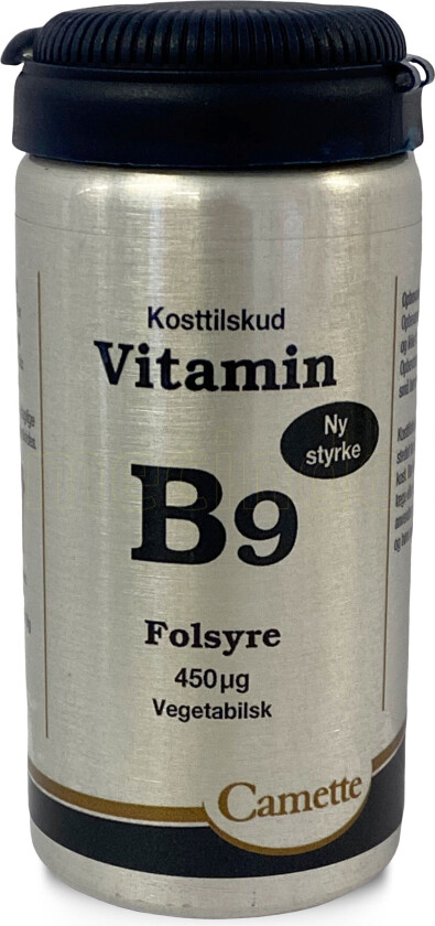 Bilde av B9 Vitamin Folsyre 450mcg - 90 Tabletter