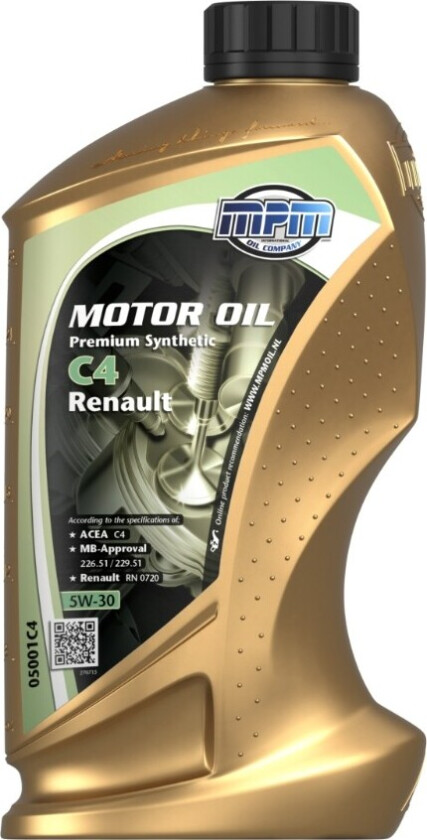 MOTOR OIL 5W-30 PREM.SYNTH.ACE