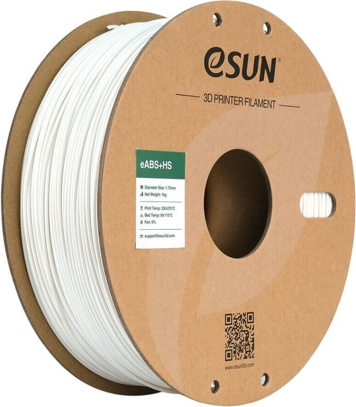 eSUN ABS+ HS 1.75mm - 1kg - White