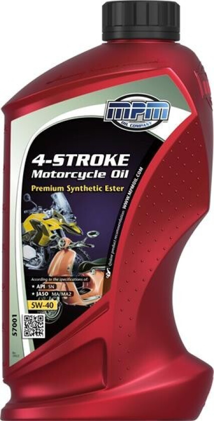 4-STROKE MOTORCYCLE OIL 5W-40