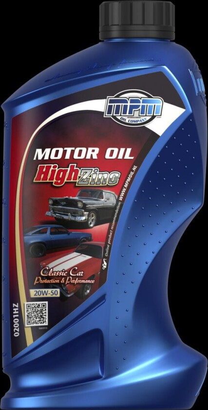 MPM CLASSIC HIGH ZINC 20W-50 1L