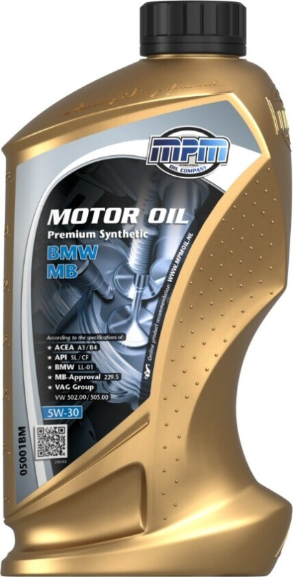 MOTOR OIL 5W-30 PREM.SYNTH.BMW
