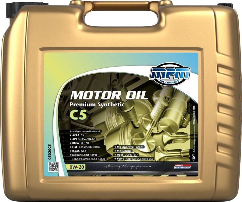 Bilde av MOTOR OIL 0W-20 PREMIUM SYNTHE