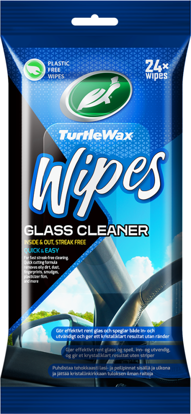 TURTLE WAX WIPES GLASS FLATPACK