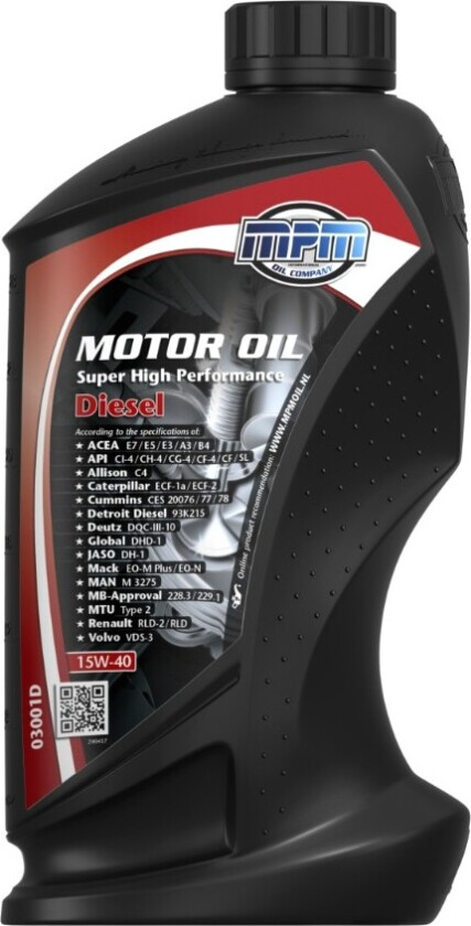 MOTOR OIL 15W-40 SUPER HP DIES