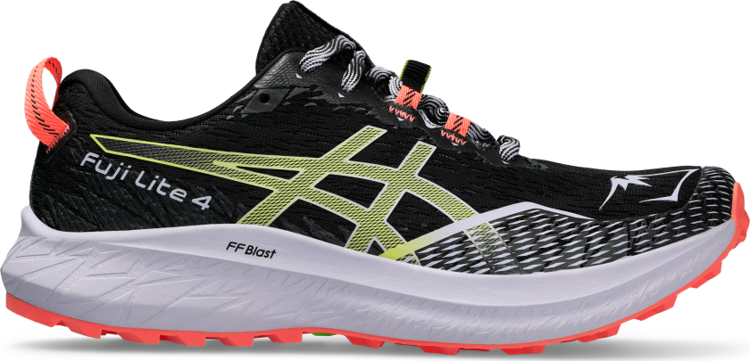 Asics Women's Fuji Lite 4 Black/Cacti 9, Black/Cacti