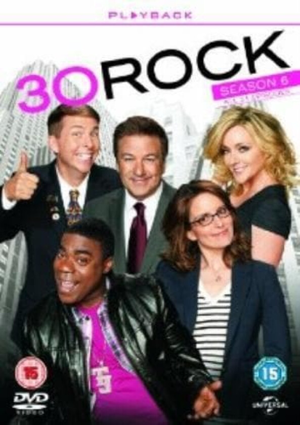 30 Rock: Season 6 DVD (2013) Tina Fey Cert 15 3 Discs Region 2