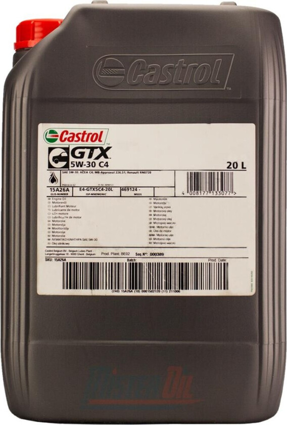 GTX 5W-30 C4 20L