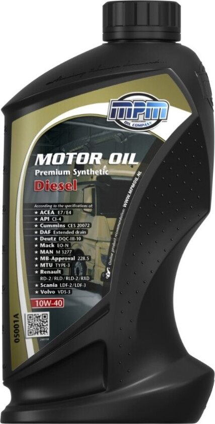 10W-40 PREMIUM SYNT DIESEL TRU