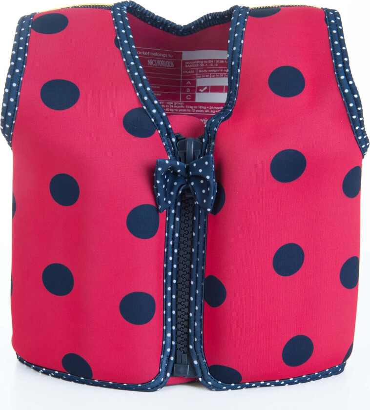 svømmevest - 4-5 år Rosa prikket