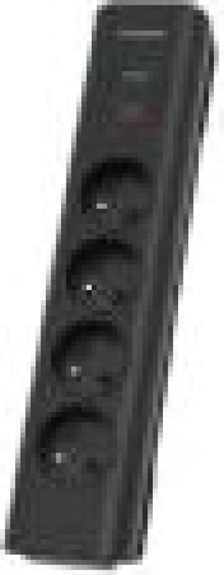 Overspenningsvern SPN7040BA/60 4 AC-uttak, 2m Sort