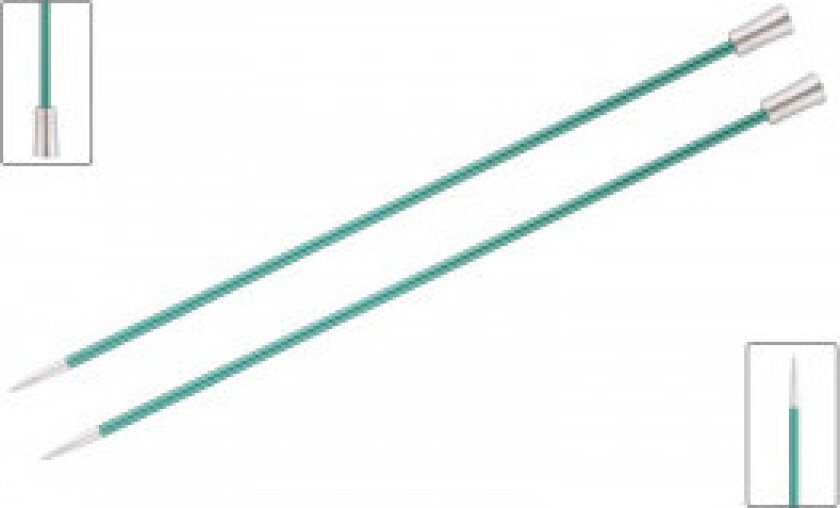 Zing Strikkepinner / Genserpinner Aluminium 35cm 8,00mm / 13.8