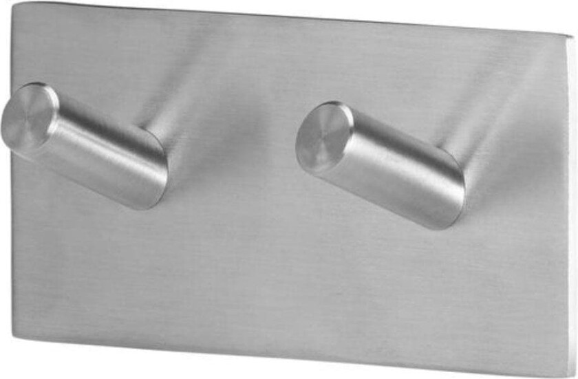 Square Dobbel Krok Selvklebende Matt Krom